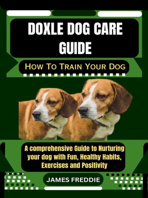 cover image of Doxle Dog care guide